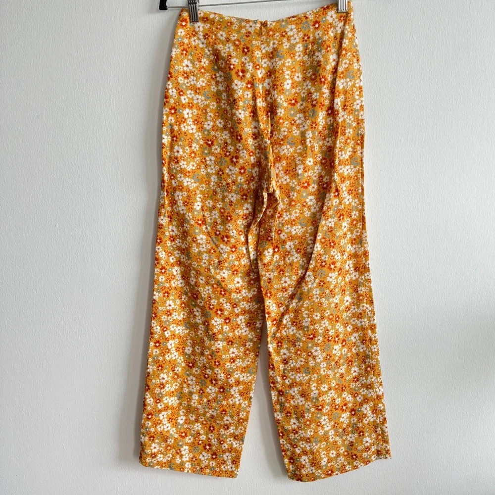 Reformation Ronan Floral Linen Pants